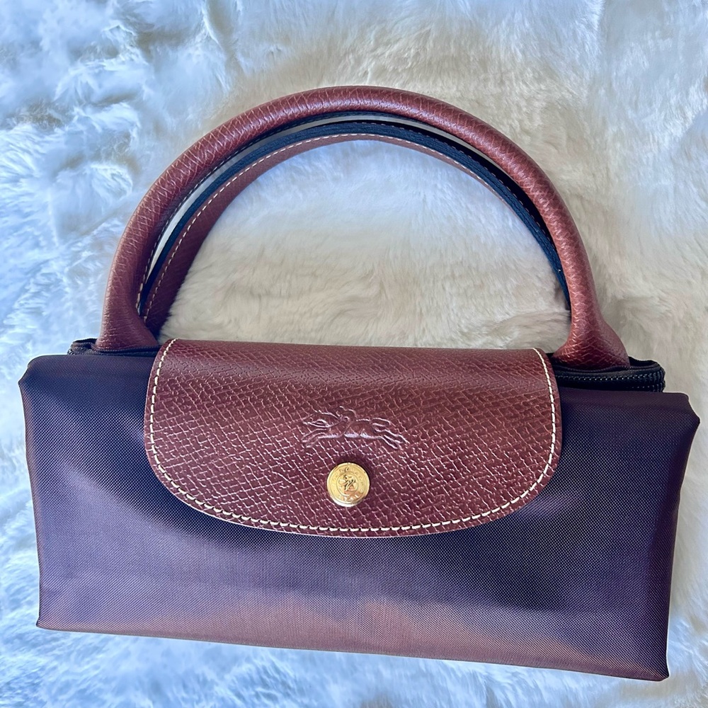 Longchamp Le Pliage Nylon Tote Brown